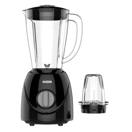 خلاط كيون 400 واط - 1.5 لتر - مع مطحنة - أسود