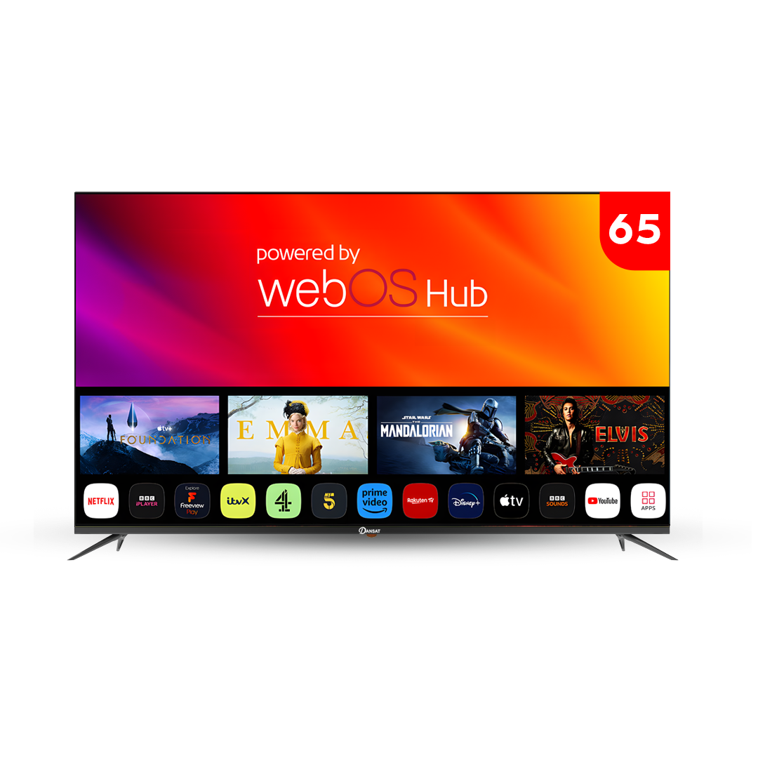 w-65 شاشة دانسات 65 سمارت 4k