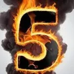 5 شعلات غاز