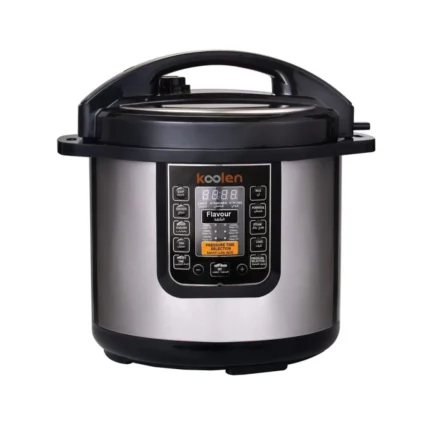 قدر ضغط كهربائي 6 لتر كولين – 1000 واط – أسود/فضي