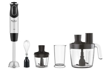 خلاط يدوي مولينكس 4 * 1 كويك شيف 1000 وات - ستيل