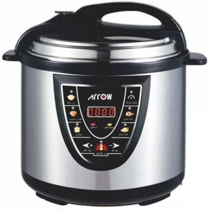 طنجرة ضغط كهربائية ارو 6 لتر - 1000 وات - أسود