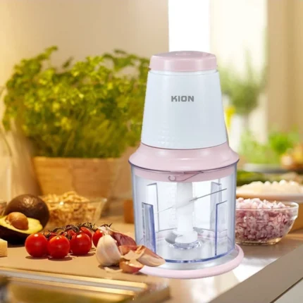 قطاعة طعام كهربائية كيون – 400 وات – أبيض * بينك