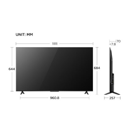 شاشة 50 بوصة سمارت 4k تي سي ال LED - UHD