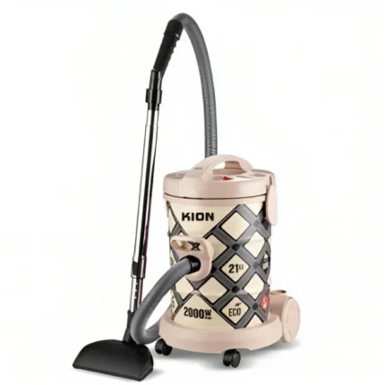 مكنسة كهربائية كيون برميل 21 لتر 2000 وات - بيج