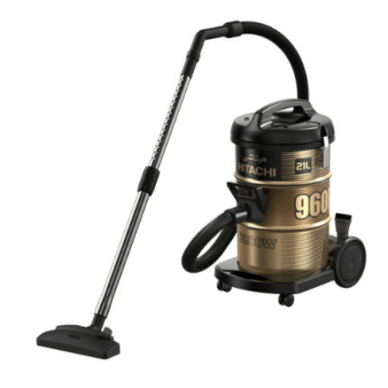 مكنسة هيتاشي 21 لتر برميل 2200 وات - أسود