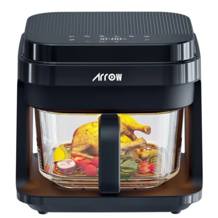 مقلاة هوائية أرو 5.5 لتر - 8 وظائف - أسود