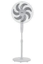 مروحة ستاند يوجين 35 وات - 12 سرعة - أبيض