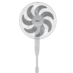 مروحة ستاند يوجين 35 وات - 12 سرعة - أبيض