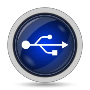  2 منفذ USB 