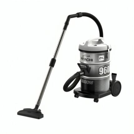 مكنسة كهرباء هيتاشي برميل 21 لتر - فضي