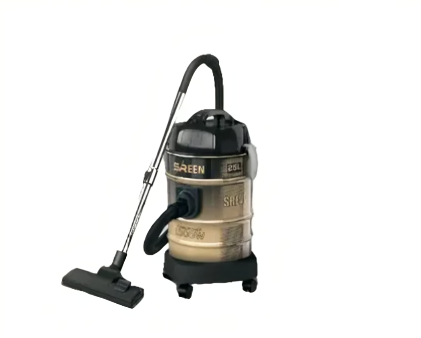 مكنسة كهربائية برميل سرين 25 لتر 1800 وات أسود / ذهبي مكنسة كهربائية برميل سرين 25 لتر 1800 وات أسود / ذهبي