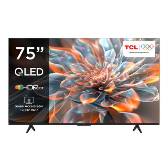 شاشة tcl سمارت 75 بوصة 4K QLED - Google TV - أسود-550x550