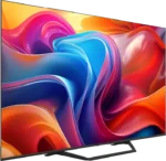 شاشة هاير QLED مقاس 55 بوصة 4K UHD، تلفزيون جوجل، 120 هرتز