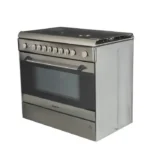 فرن ميرليس غاز 6 شعلات 60×90 سم – 4 غاز و2 كهرباء فضي